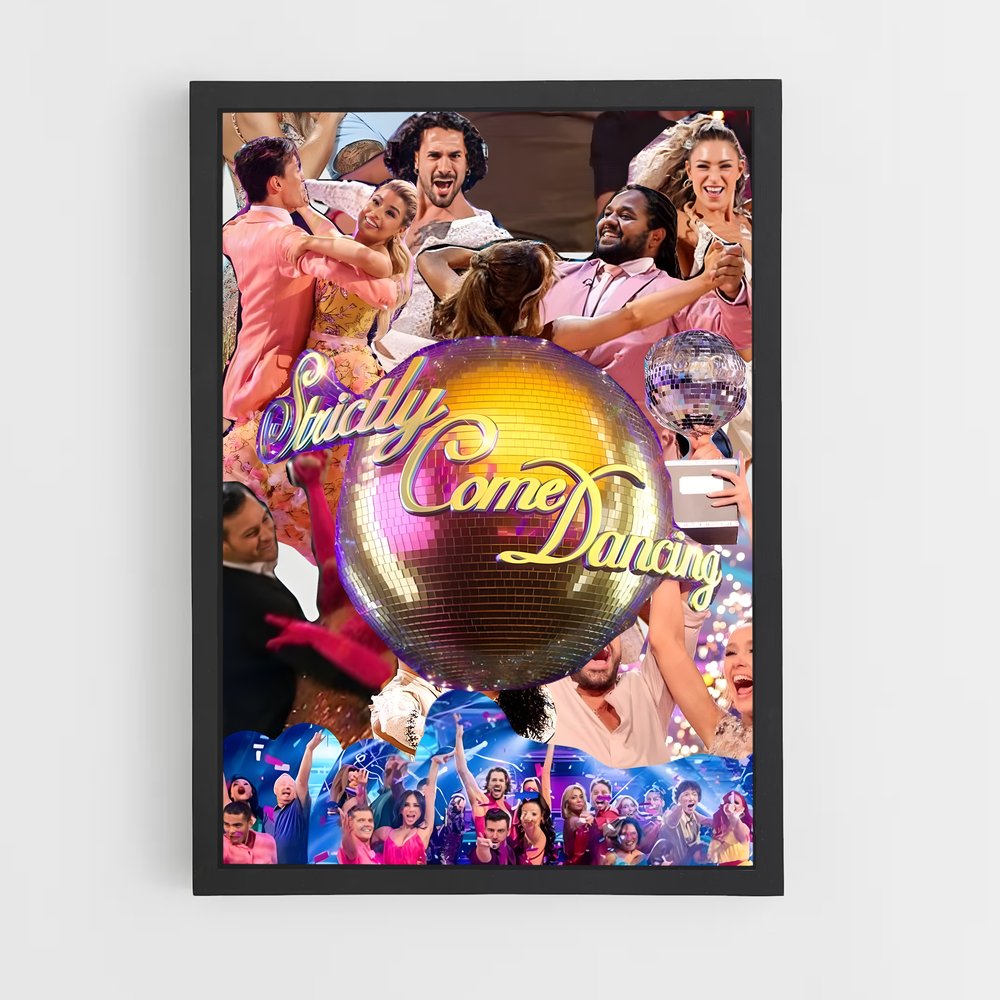 Poster Strictly de come – affiche Danse (vue 2)